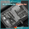 Bộ 12 Món Bấm Móng Tay & Chân Manicure Cao Cấp Car Túi Khóa Vải - Quà Tặng Doanh Nhân, Giá 350k