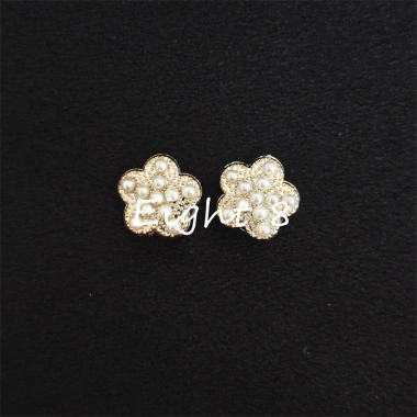 Bộ 12 Ngọc Trai Bướm Nơ Hình Trái Tim Trang Trí Giày & Túi Nữ, Giá 82.500 VND