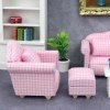 Bộ 12 Sofa Đơn Đôi Nhỏ Gọn Nội Thất Búp Bê, Gối Mềm, Trang Trí 493.900đ 3