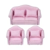 Bộ 12 Sofa Đơn Đôi Nhỏ Gọn Nội Thất Búp Bê, Gối Mềm, Trang Trí 493.900đ 7