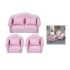 Bộ 12 Sofa Đơn Đôi Nhỏ Gọn Nội Thất Búp Bê, Gối Mềm, Trang Trí 493.900đ 8