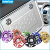 Bộ 1/2 Tái Trang Bị Nắp Vít 6mm Lỗ Phụ Kiện Biển Số Chống Trộm Đỡ Bu Lông Xe Cộ