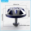 Bộ 1/2 Tái Trang Bị Nắp Vít 6mm Lỗ Phụ Kiện Biển Số Chống Trộm Đỡ Bu Lông Xe Cộ 2