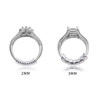 Bộ 12 vòng xoắn điều chỉnh kích thước nhẫn 4 size - Giữ nhẫn lỏng chắc chắn, dễ lắp, giá tốt
