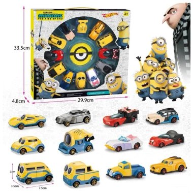 Bộ 12 xe Hotwheels Minions Sự Trỗi Dậy của Gru, giá ưu đãi 325.000₫