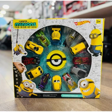 Bộ 12 xe Hotwheels Minions Sự Trỗi Dậy của Gru, giá ưu đãi 325.000₫