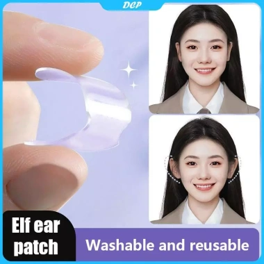 Bộ 12/30 miếng dán tai ELF Dán tai vô hình chỉnh sửa mỹ phẩm tự dính nhanh hỗ trợ làm đẹp 4