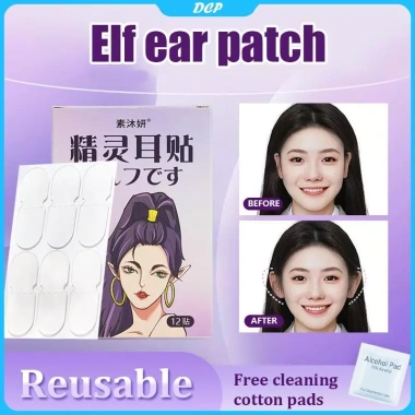 Bộ 12/30 miếng dán tai ELF Dán tai vô hình chỉnh sửa mỹ phẩm tự dính nhanh hỗ trợ làm đẹp 6