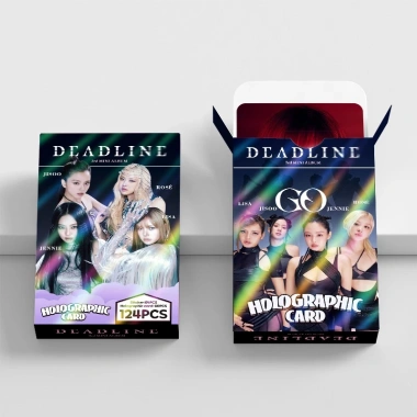 Bộ 124 thẻ Blackpink Photocards LOMO Holographic Rose, Jennie, Lisa - Giá ưu đãi 38.500₫