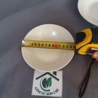 Bộ 13 món Tô Chén Dĩa Trắng Dày Gốm Sứ cho Quán 5 Chén Cơm 5 Dĩa 3 Tô Bầu Giá 189.000 VNĐ 3