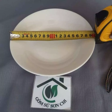 Bộ 13 món Tô Chén Dĩa Trắng Dày Gốm Sứ cho Quán 5 Chén Cơm 5 Dĩa 3 Tô Bầu Giá 189.000 VNĐ 4