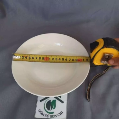 Bộ 13 món Tô Chén Dĩa Trắng Dày Gốm Sứ cho Quán 5 Chén Cơm 5 Dĩa 3 Tô Bầu Giá 189.000 VNĐ 5