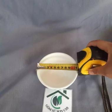 Bộ 13 món Tô Chén Dĩa Trắng Dày Gốm Sứ cho Quán 5 Chén Cơm 5 Dĩa 3 Tô Bầu Giá 189.000 VNĐ 8