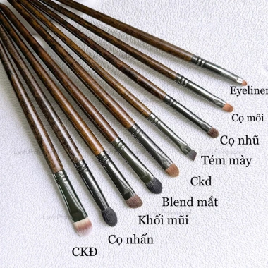 Bộ 14 cọ lông thú LYNH PROFESSIONAL - túi lưới, mềm mịn, bám phấn, chỉ 290.000₫