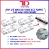 Bộ 16-20 Nẹp Dán Tường Cố Định Dây Điện, Kẹp Giữ Cáp Sạc Keo 3M - Giá 14.000đ