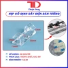 Bộ 16-20 Nẹp Dán Tường Cố Định Dây Điện, Kẹp Giữ Cáp Sạc Keo 3M - Giá 14.000đ 4