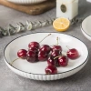 Bộ 16 chén bát sứ văn dọc, trắng viền đen sang trọng - 319.000đ | Dieulinhshop 6