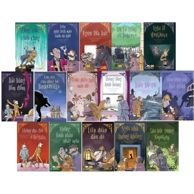 Bộ 16 Cuốn Sherlock Holmes - Truyện Thám Tử Kinh Điển, Giá Giảm 560k, Nhận Ngay 2 Bộ 16 Cuốn Sherlock Holmes - Truyện Thám Tử Kinh Điển, Giá Giảm 560k, Nhận Ngay 2