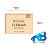 Bộ 18 tem ăn vặt: tem khô gà, tem khô heo, hạt dinh dương 7x5cm - Giá 17.000₫ 3
