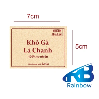 Bộ 18 tem ăn vặt: tem khô gà, tem khô heo, hạt dinh dương 7x5cm - Giá 17.000₫ 3