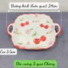 Bộ 19 chi tiết tô chén dĩa hoa văn Cherry hiện đại, dễ thương - 300.300₫, không hộp quà 6