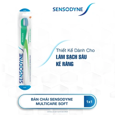 Bộ 2 Bàn chải Sensodyne Multicare Soft lông mềm - Làm sạch toàn diện, bảo vệ nướu - 67.900 VND 2 Bộ 2 Bàn chải Sensodyne Multicare Soft lông mềm - Làm sạch toàn diện, bảo vệ nướu - 67.900 VND 2