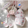 Bộ 2 bát gấu sứ cho bé và 2 thìa, thiết kế ngẫu nhiên, giá ưu đãi 41.000₫ 5