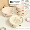 Bộ 2 Bát Sứ Cute + 2 Thìa Đôi - Set Đồ Ăn Độc Đáo Giá Ưu Đãi 42.996 VND 3