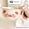 Bộ 2 Bát Sứ Cute + 2 Thìa Đôi - Set Đồ Ăn Độc Đáo Giá Ưu Đãi 42.996 VND 4
