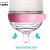 Bộ 2 bình sữa Comotomo Mỹ 250ml silicone cao cấp, mềm mại, xanh‑hồng - giá chỉ 919.000₫ 6