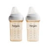 Bộ 2 bình sữa Hegen 240ml PPSU M - Chống sặc, chống đầy hơi cho bé 3‑6 tháng 10