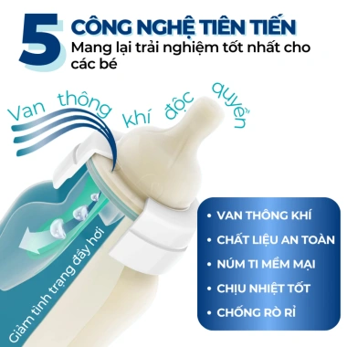 Bộ 2 Bình Sữa Phillips Avent Natural 260ml Cổ Rộng Núm Xoắn Chống Sặc Giá Ưu Đãi 393k 5