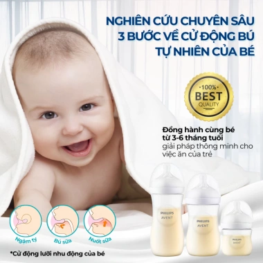 Bộ 2 Bình Sữa Phillips Avent Natural 260ml Cổ Rộng Núm Xoắn Chống Sặc Giá Ưu Đãi 393k 8
