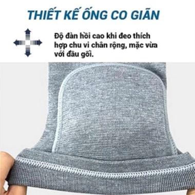 Bộ 2 Bó Gối Tập Gym AOLIKES Co Giãn 4 Chiều - Đệm Mềm Bảo Vệ Khớp Gối, 85.000 VND