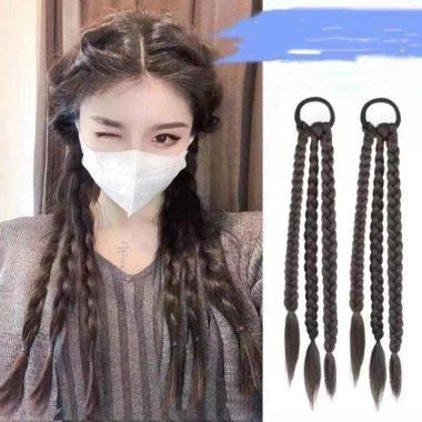 Bộ 2 Cái Bím Tóc Giả Y2K Ngọt Ngào Hot Girl, 3 Lớp Nữ Xoăn, Thoáng Mát - 40.700₫ 2 Bộ 2 Cái Bím Tóc Giả Y2K Ngọt Ngào Hot Girl, 3 Lớp Nữ Xoăn, Thoáng Mát - 40.700₫ 2