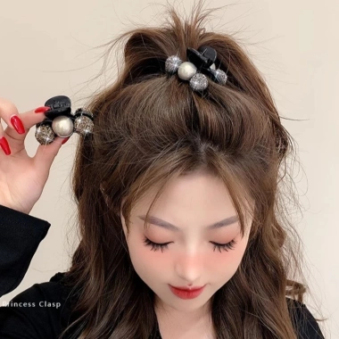 Bộ 2 Cái Kẹp Tóc Nơ Nhỏ Hàn Quốc Đơn Giản Phong Cách Cô Gái Giá 25.600