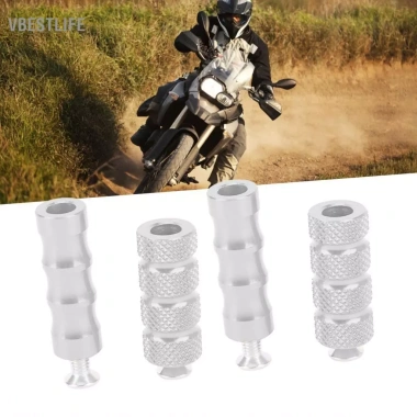 Bộ 2 Cặp Chân Phanh Xe Máy Nhôm CNC M6 6mm Chống Trượt, Thoải Mái, 268.400 VND 2