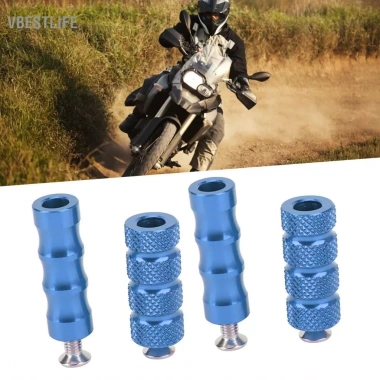 Bộ 2 Cặp Chân Phanh Xe Máy Nhôm CNC M6 6mm Chống Trượt, Thoải Mái, 268.400 VND 6