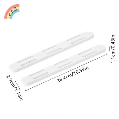 Bộ 2 Cầu Trượt Trắng Ngăn Kéo Đường Ray - Dễ Lắp Đặt Cho Nhà Bếp, Tủ Quần Áo, Phòng Ngủ - FAS VN 5 Bộ 2 Cầu Trượt Trắng Ngăn Kéo Đường Ray - Dễ Lắp Đặt Cho Nhà Bếp, Tủ Quần Áo, Phòng Ngủ - FAS VN 5