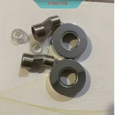 Bộ 2 chân quỳ chữ Z INOX 304 không gỉ Chân Củ Sen Tắm Nóng Lạnh 201/304 Giá chỉ 49.999₫