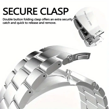 Bộ 2 chiếc 22mm Nam Thời Trang Thép Không Gỉ + Dây Da, tương thích Samsung, Vivoactive, Venu, Fenix, Amazfit 108.672 VND