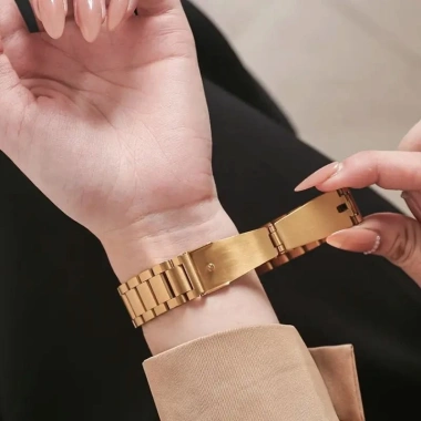 Bộ 2 chiếc 22mm Nam Thời Trang Thép Không Gỉ + Dây Da, tương thích Samsung, Vivoactive, Venu, Fenix, Amazfit 108.672 VND