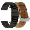 Bộ 2 chiếc 22mm Nam Thời Trang Thép Không Gỉ + Dây Da, tương thích Samsung, Vivoactive, Venu, Fenix, Amazfit 108.672 VND 8