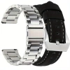 Bộ 2 chiếc 22mm Nam Thời Trang Thép Không Gỉ + Dây Da, tương thích Samsung, Vivoactive, Venu, Fenix, Amazfit 108.672 VND 10