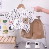 Bộ 2 chiếc quần áo mùa hè bé trai ngắn tay đẹp, thời trang trẻ mới biết đi 10