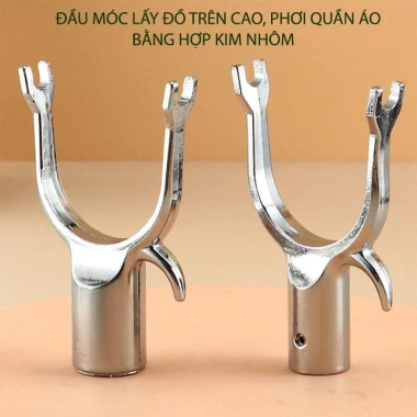 Bộ 2 đầu móc phơi quần áo bằng hợp kim nhôm đa năng - Lấy đồ trên cao tiện lợi, giảm còn 35.980₫ 2 Bộ 2 đầu móc phơi quần áo bằng hợp kim nhôm đa năng - Lấy đồ trên cao tiện lợi, giảm còn 35.980₫ 2