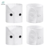 Bộ 2 Dây Buộc Áo Sơ Mi Trắng Nút Đóng, Hợp Áo Khoác, Áo Len, Bộ Đồ, Giảm 16%