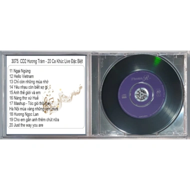 Bộ 2 Đĩa CD 3.075 Huong Tram - 20 Ca Khúc Live Đặc Biệt, Giá 50.000 VND 6