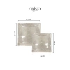 Bộ 2 Đĩa Thủy Tinh Vân Lưới 24cm và 27.5cm Crista Home MS60.227 Giá Ưu Đãi 595k 8