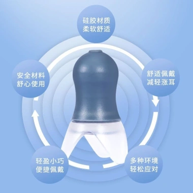 Bộ 2 Đôi Nút Tai Khử Tiếng Ồn Du Lịch Hàng Không – Trẻ Em & Người Lớn, Chống Ú Tai, Phù Hợp Máy Bay 4